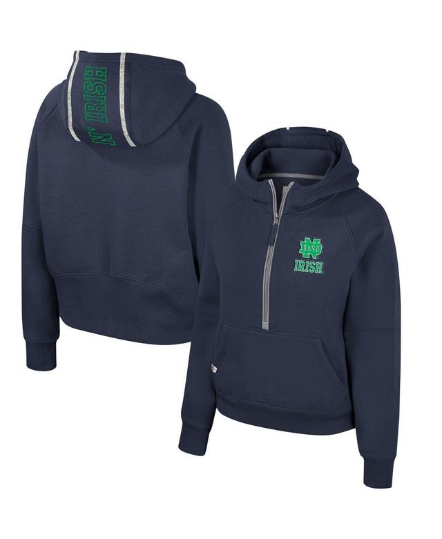 Womens Colosseum Green Michigan State Spartans Margo Raglan Half-Zip Hoodie Product Image