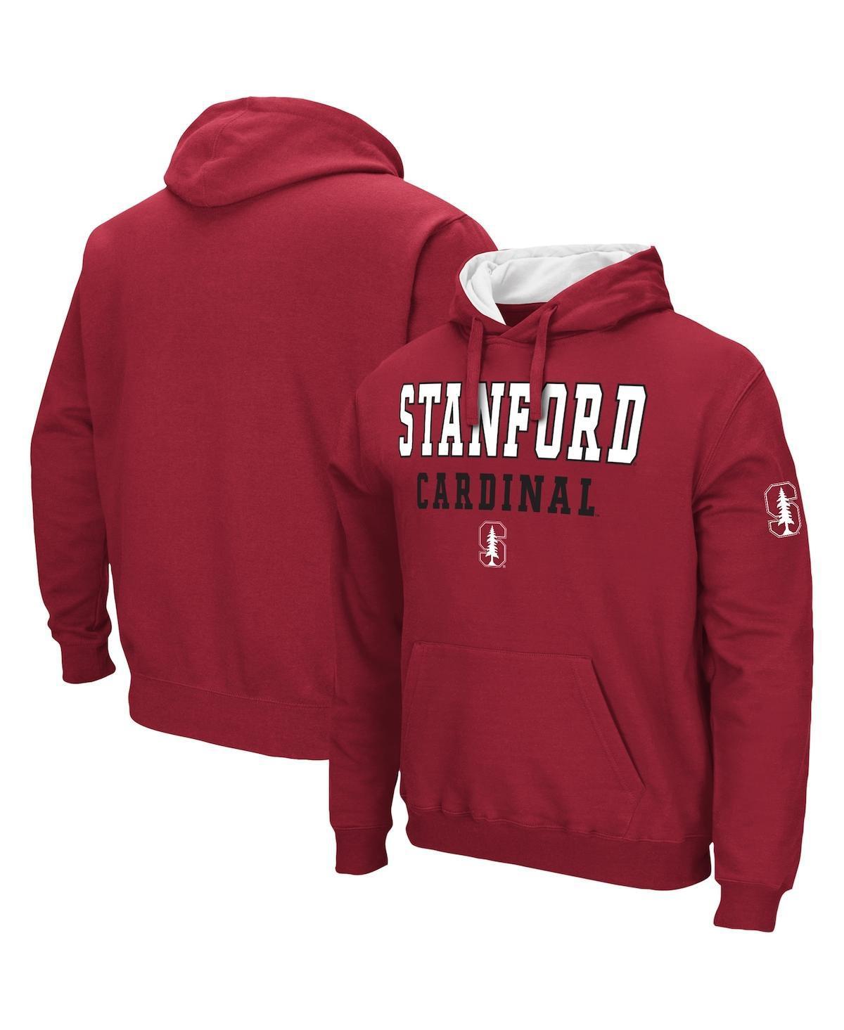 Colosseum Mens Stanford Cardinal Sunrise Pullover Hoodie Product Image