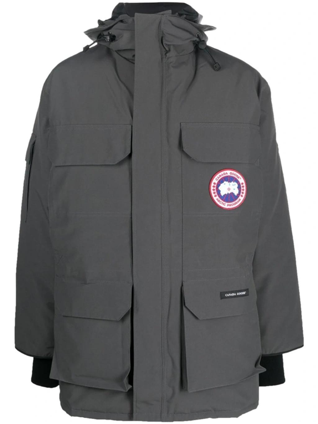 CANADA GOOSE Expedition Parka Nylon Down Jacket In Grey Product Image