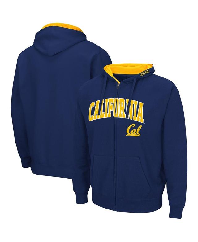 Mens Colosseum Royal Delaware Fightin Blue Hens Arch and Logo 3.0 Full-Zip Hoodie Product Image