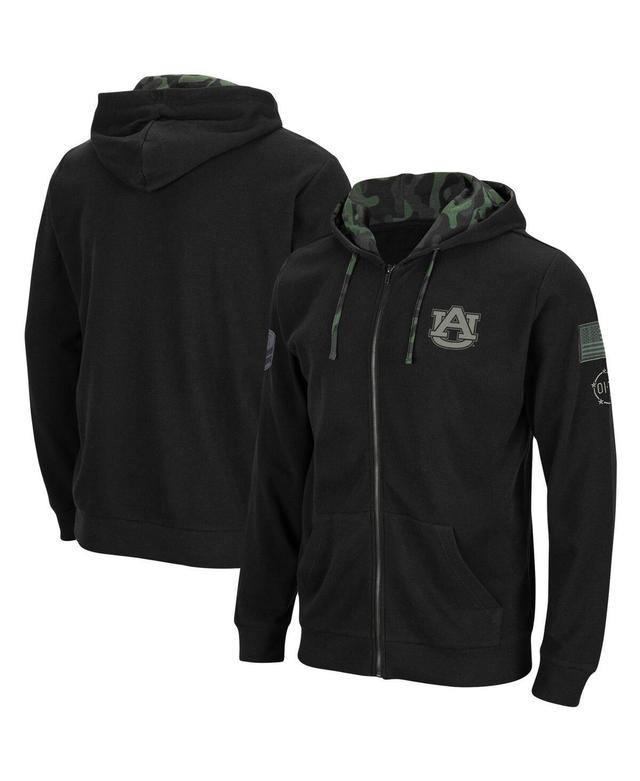 Mens Colosseum Black Florida Gators OHT Slim Fit Lightweight Waffle Full-Zip Hoodie Product Image