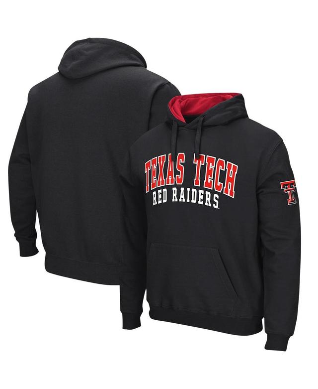 Mens Colosseum Black Texas Tech Red Raiders Double Arch Pullover Hoodie Product Image