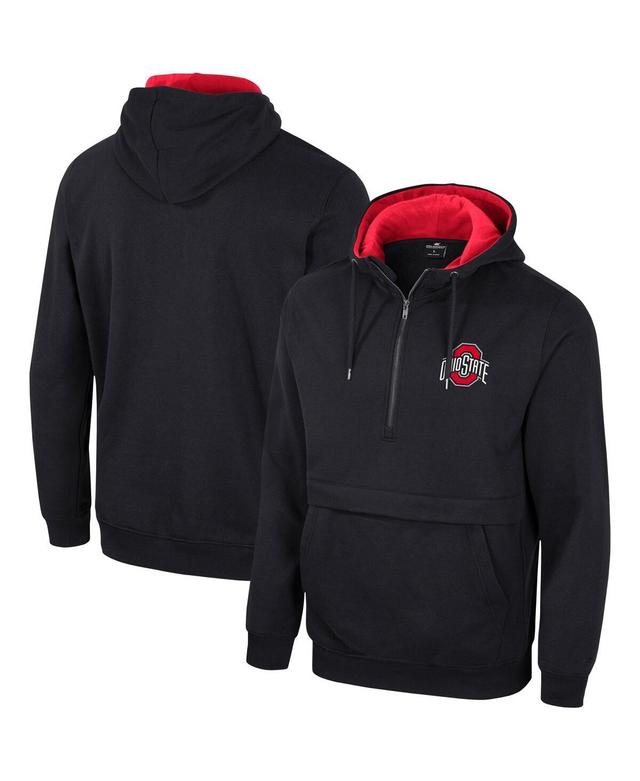 Mens Colosseum Northwestern Wildcats Half-Zip Hoodie Product Image