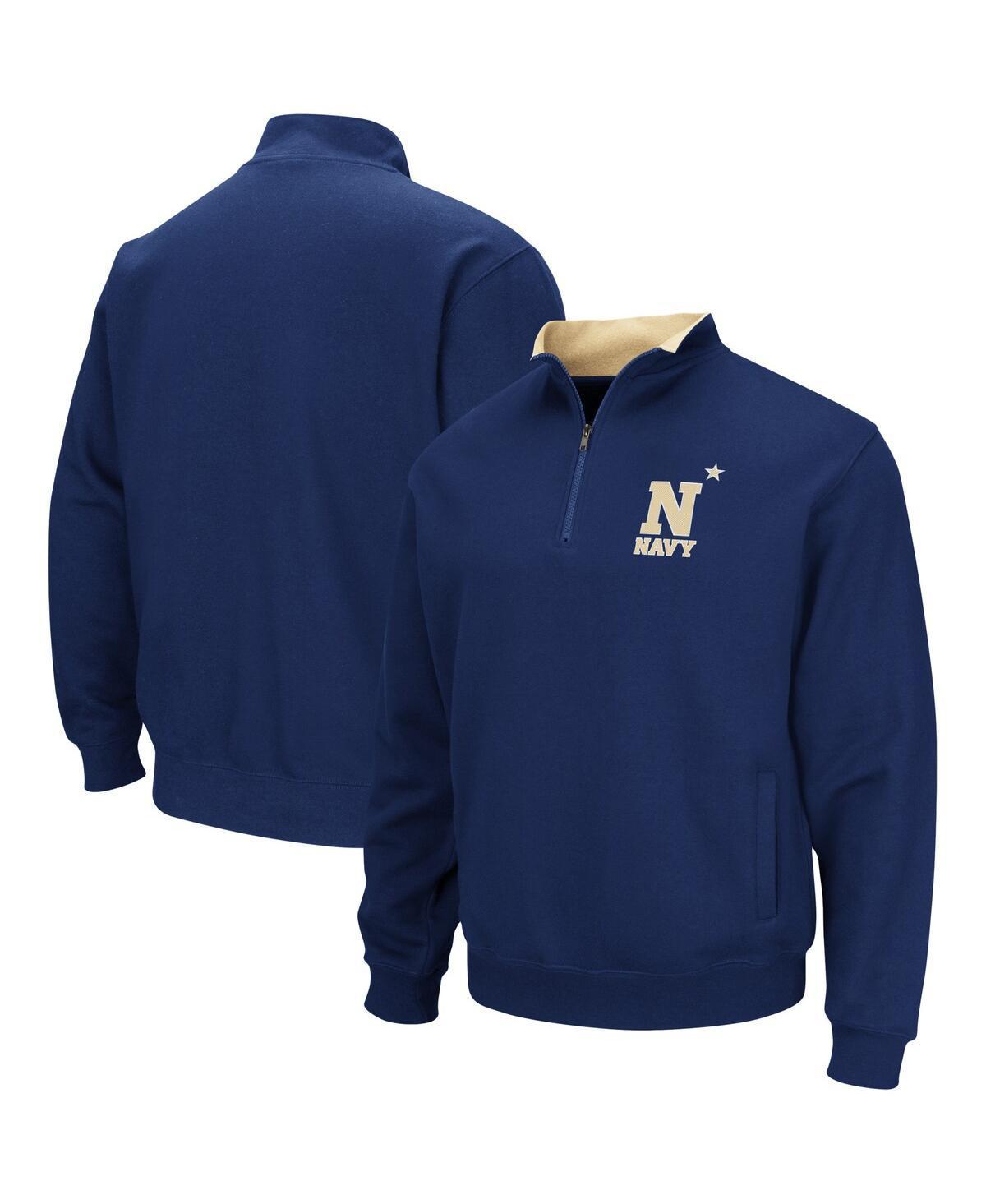 Mens Colosseum Midshipmen Tortugas Team Logo Quarter-Zip Jacket Blue Product Image