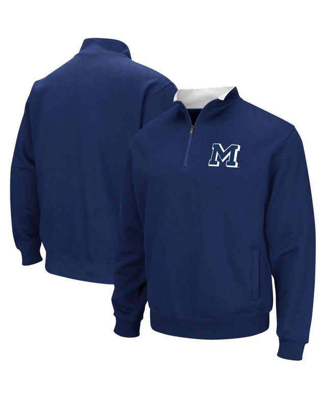 Mens Colosseum Navy Colorado School of Mines Orediggers Tortugas Quarter-Zip Sweatshirt Product Image