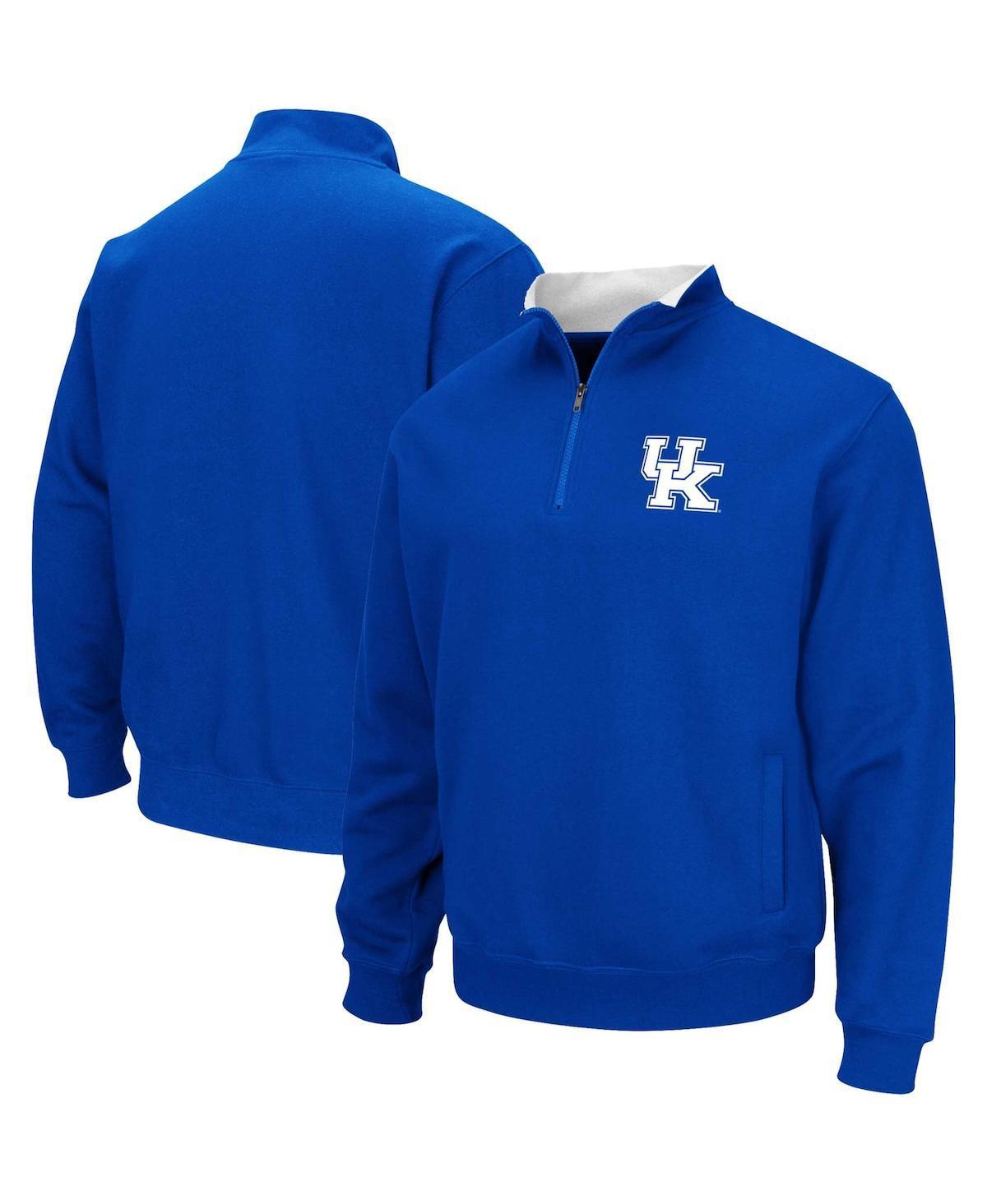 Mens Colosseum Royal Kentucky Wildcats Tortugas Quarter-Zip Sweatshirt Product Image