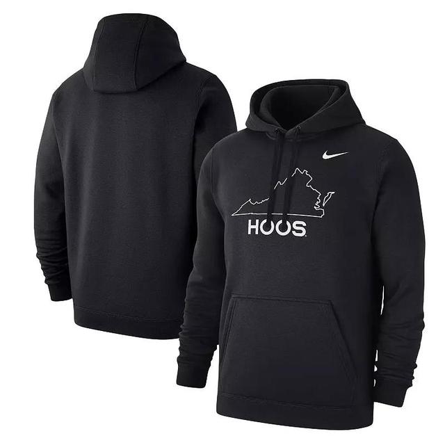 Mens Nike Virginia Cavaliers Dark Mode Fleece Pullover Hoodie Product Image