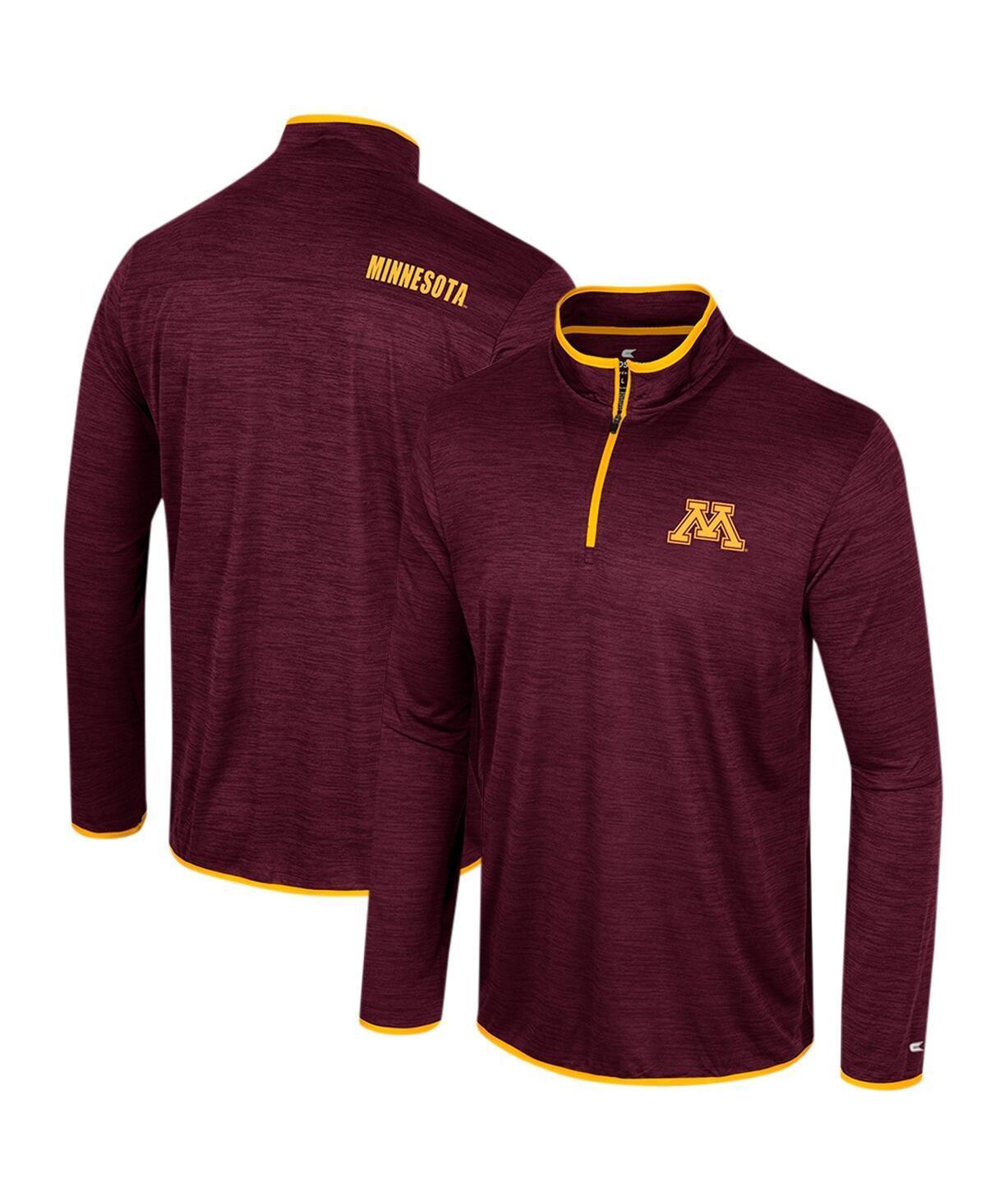 Mens Colosseum Maroon Minnesota Golden Gophers Wright Quarter-Zip Windshirt Product Image