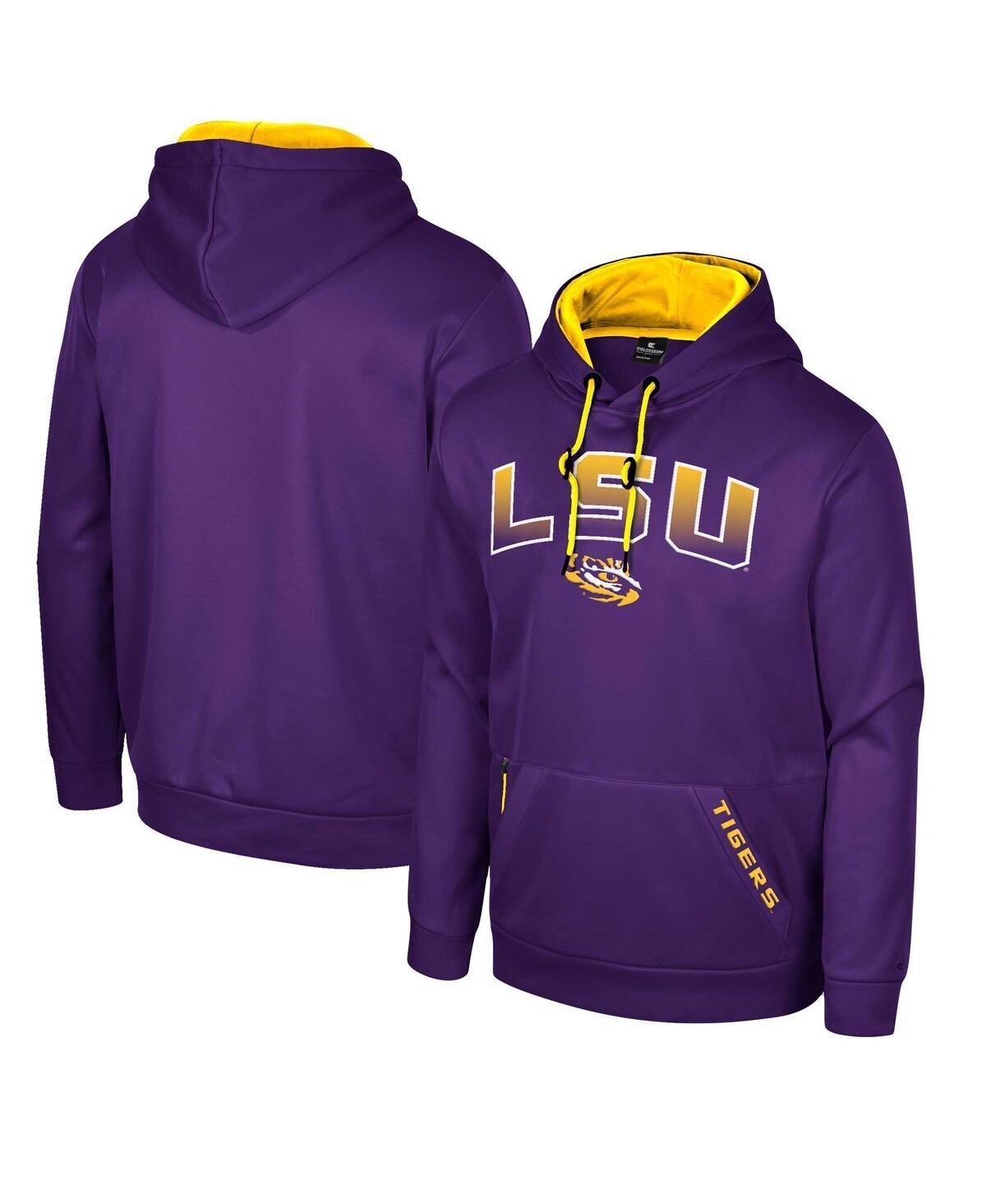 Mens Colosseum LSU Tigers Reese Pullover Hoodie Product Image