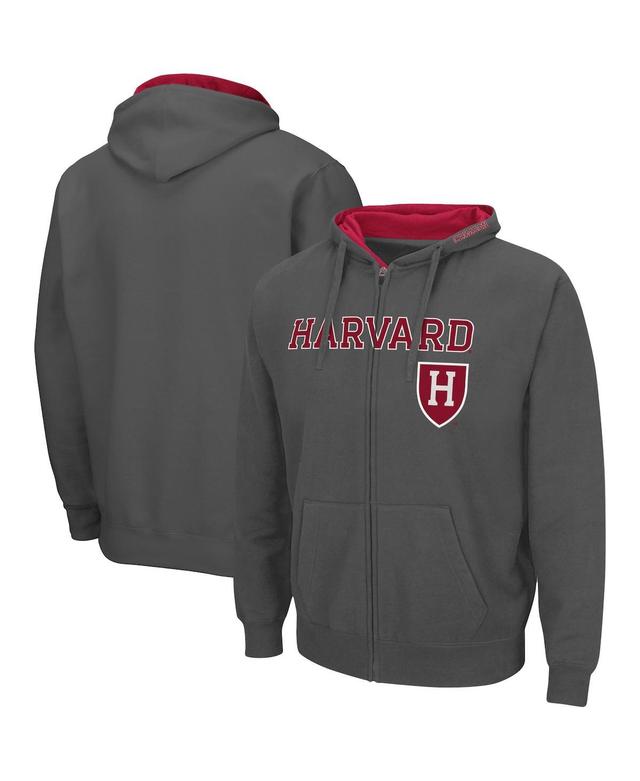 Mens Colosseum Red NC State Wolfpack Arch & Logo 3.0 Full-Zip Hoodie Product Image