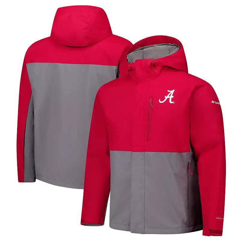 Mens Columbia Crimson Alabama Crimson Tide Field Bound Omni-Tech Full-Zip Jacket Product Image