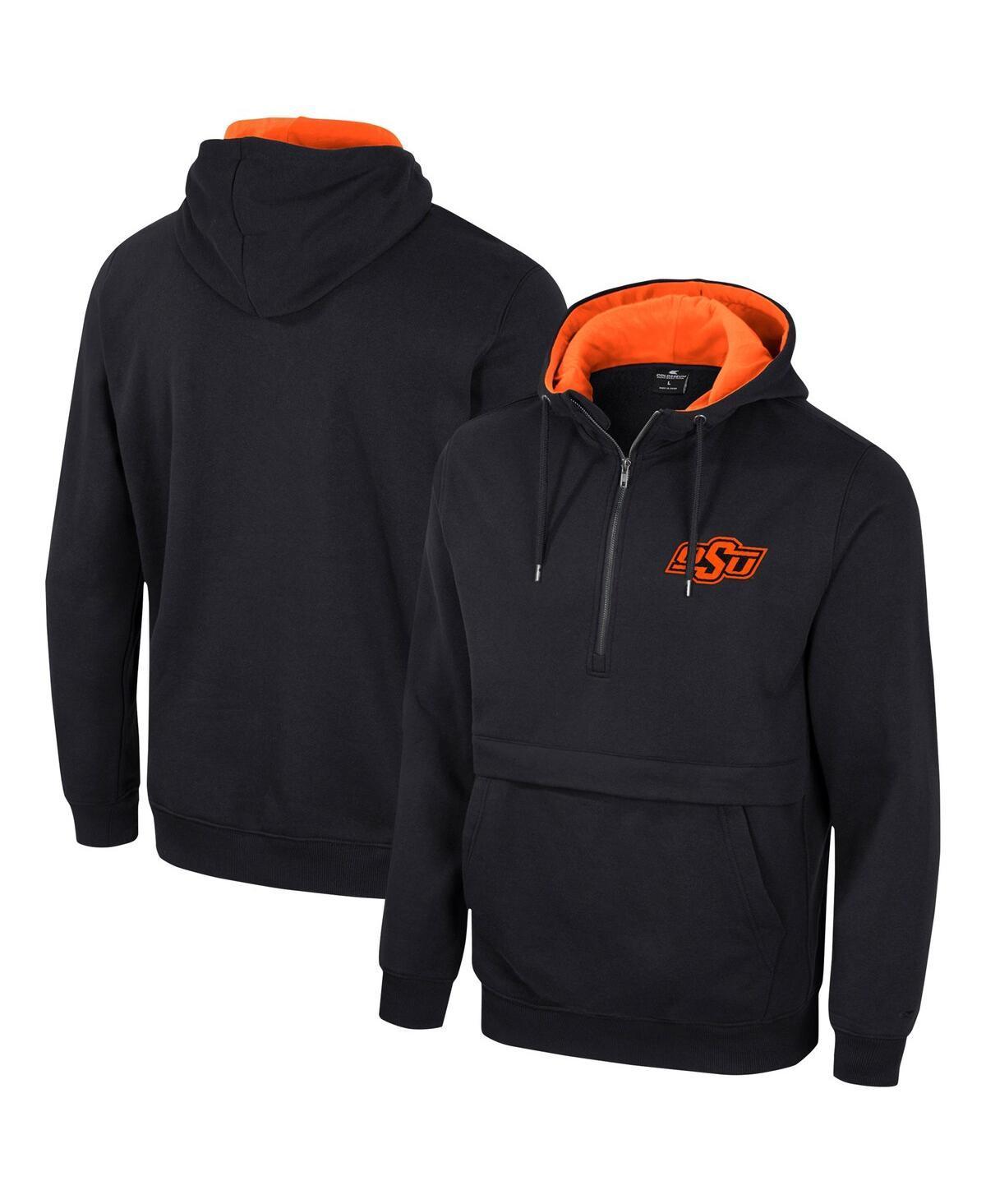 Mens Colosseum Oklahoma State Cowboys Half-Zip Hoodie Product Image