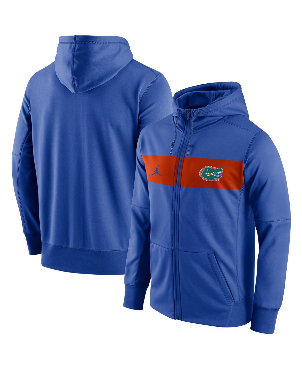 Mens Jordan Anthracite Florida Gators Logo Performance Full-Zip Hoodie Product Image