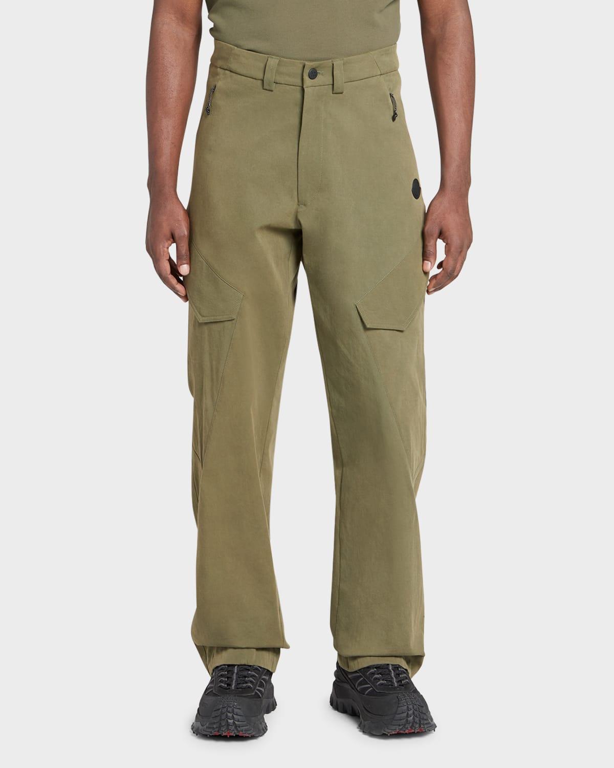 Moncler Cotton Stretch Gabardine Cargo Trousers Product Image