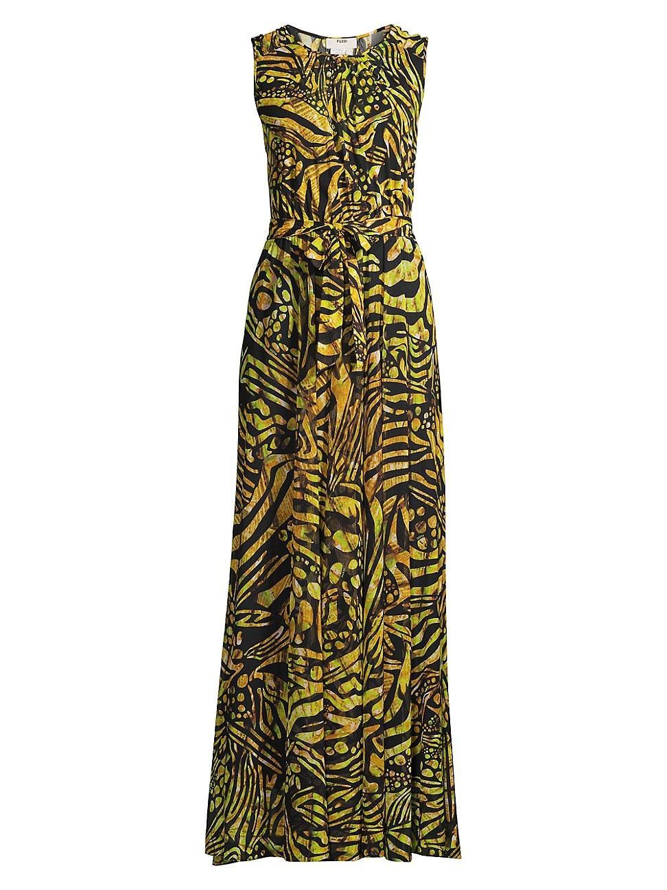 Womens Abito Lungo Printed Maxi Dress Product Image