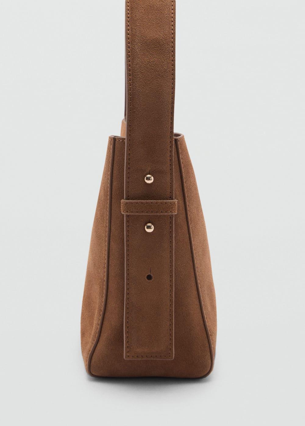 MANGO shoulder bag leather - One size - Women Product Image