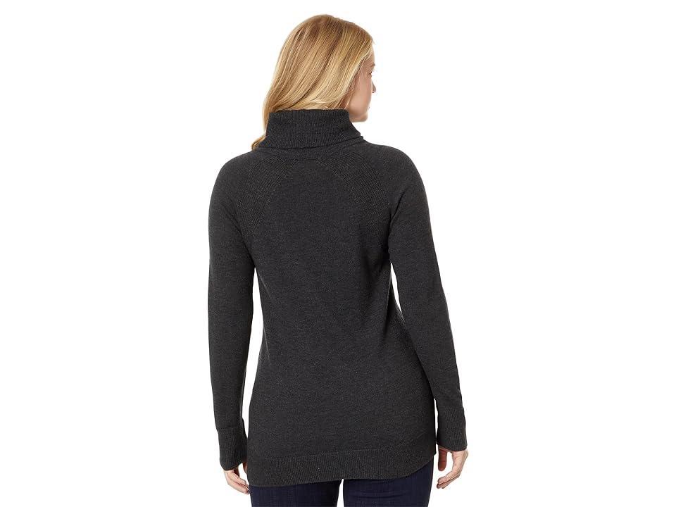 Royal Robbins Westlands Funnel Neck (Charcoal Heather) Women's Clothing Product Image