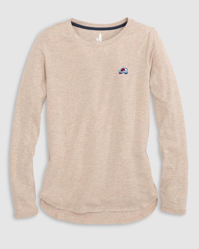 johnnie-O Womens Colorado Avalanche Addison Long Sleeve T-Shirt Product Image