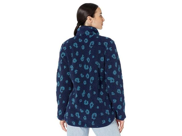 Carve Designs Women's Westport Jacquard Tunic Navy Leopard Product Image