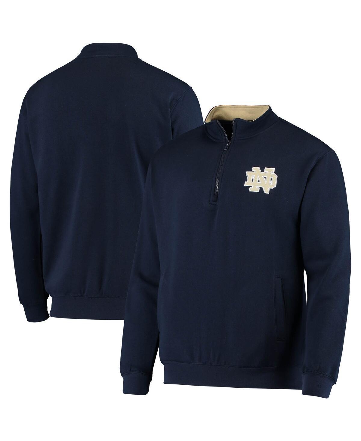 Mens Colosseum Notre Dame Fighting Irish Tortugas Logo Quarter-Zip Jacket Blue Product Image