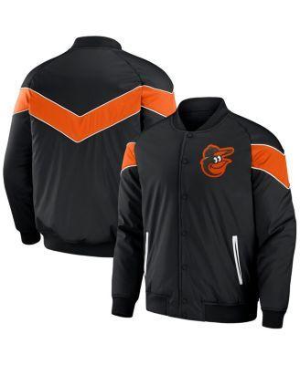 Men's Darius Rucker Collection by Black Baltimore Orioles Baseball Raglan Full-Snap Jacket Product Image