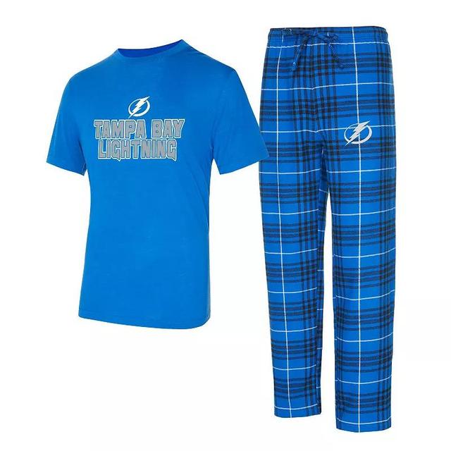 Mens Concepts Sport Tampa Bay Lightning Vector T-Shirt & Pants Sleep Set Product Image