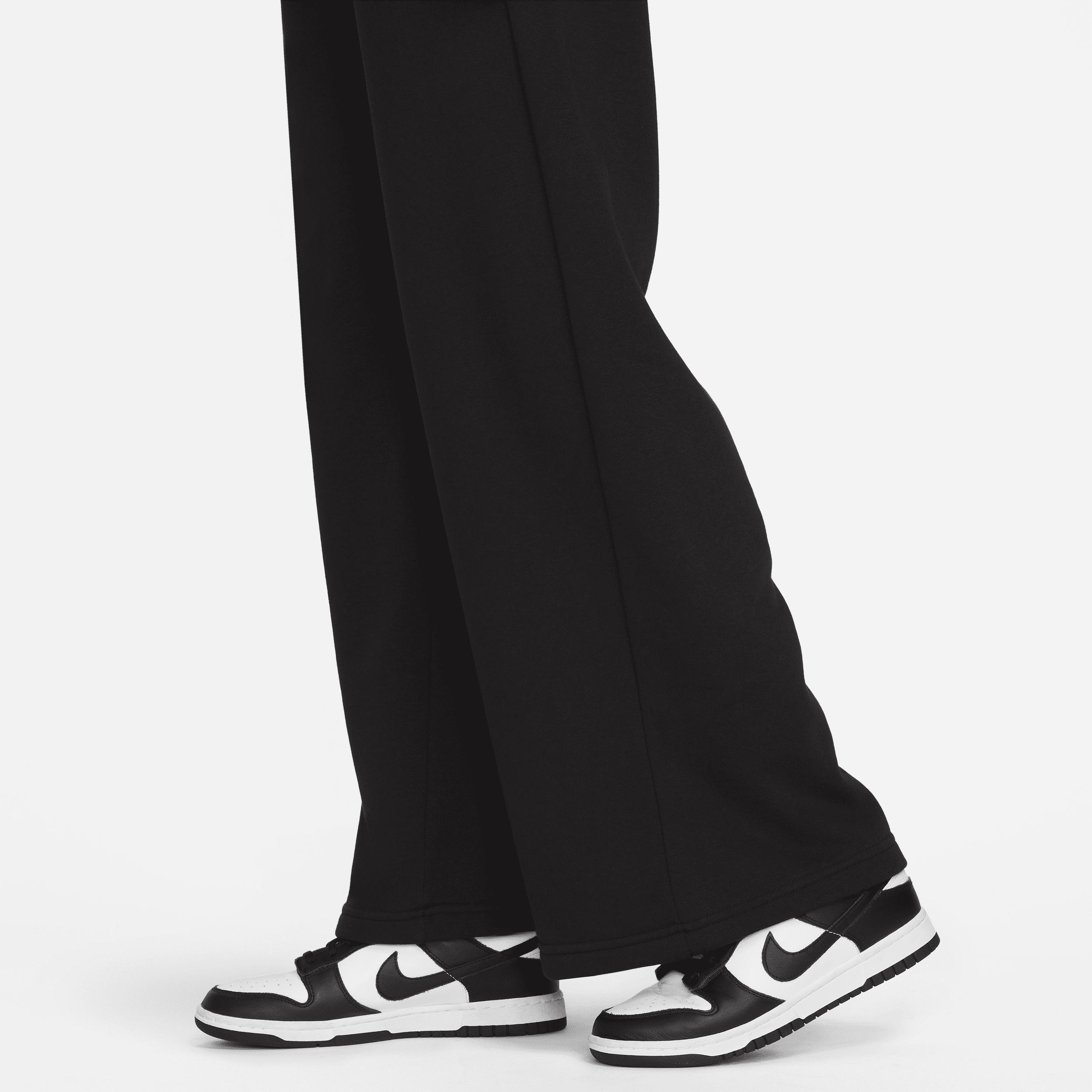 Nike Womens Sportswear Club Fleece Mid-Rise Wide-Leg Sweatpants , X-Small - Womens Athletic Fleece at Academy Sports Product Image