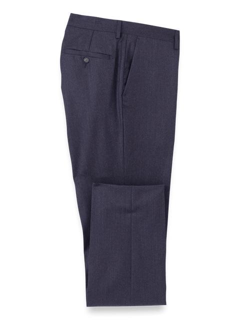 Wool Flannel Pants - Purple Product Image