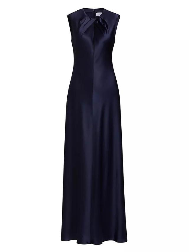 Emily Satin Sleeveless Maxi Dress Product Image