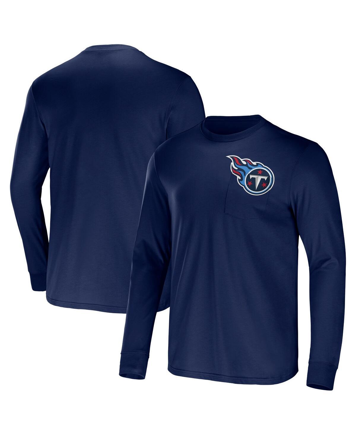 Mens NFL x Darius Rucker Collection by Fanatics Royal Los Angeles Rams Team Long Sleeve Pocket T-Shirt Product Image