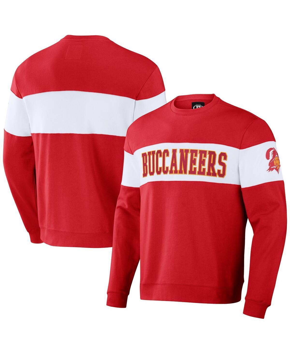 Mens NFL x Darius Rucker Collection by Fanatics Tampa Bay Buccaneers Team Color & White Pullover Sweatshirt Product Image