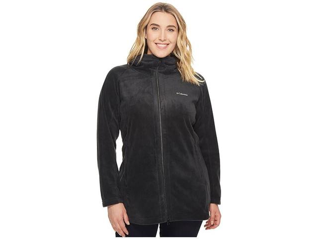 Columbia Women s Benton Springs II Long Fleece Hoodie - Plus Size- Product Image