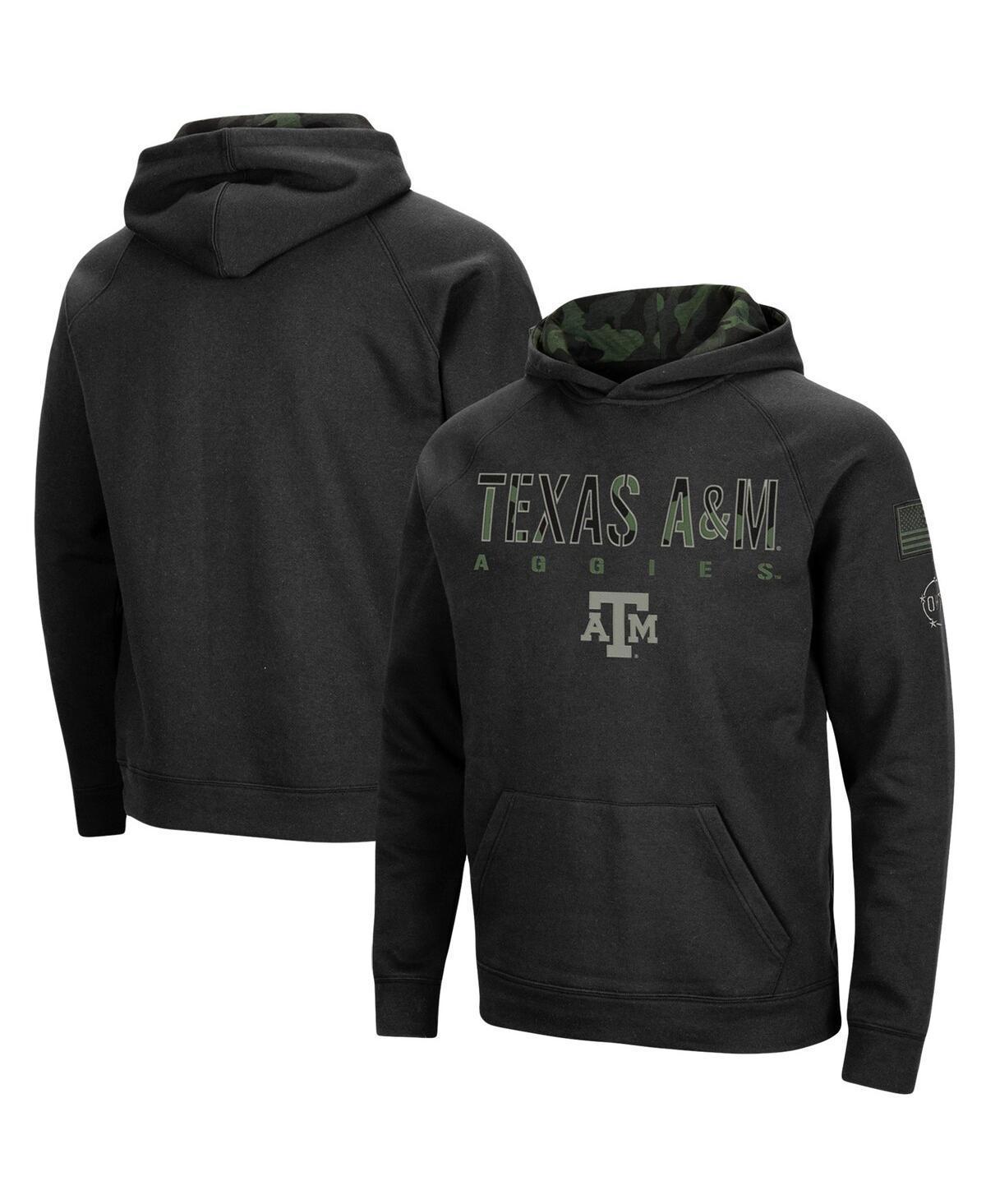 Mens Colosseum Black Texas A&M Aggies Big and Tall Oht Military-Inspired Appreciation Raglan Pullover Hoodie Product Image