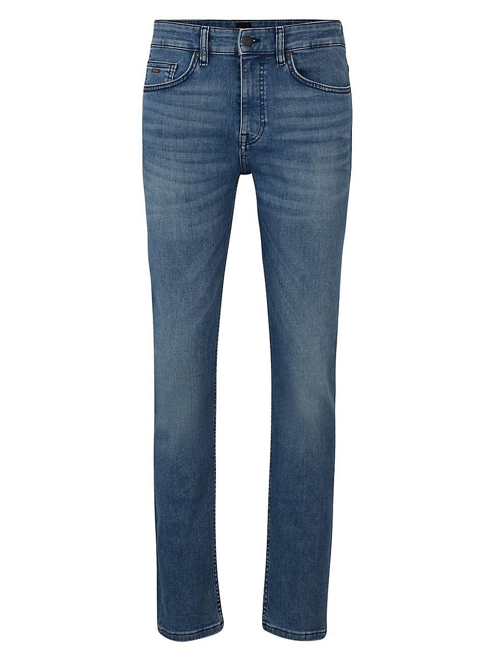 Boss by Hugo Boss Mens Soft Stretch Slim-Fit Jeans Product Image