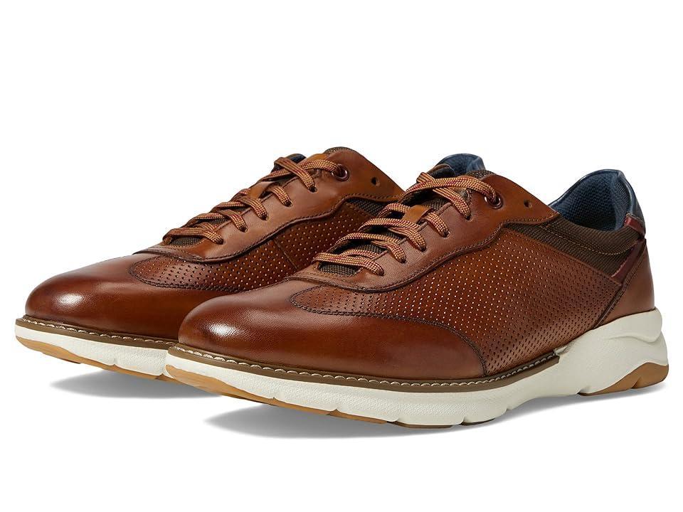 Florsheim Frenzi T-Toe Sneaker (Cognac Smooth) Men's Shoes Product Image