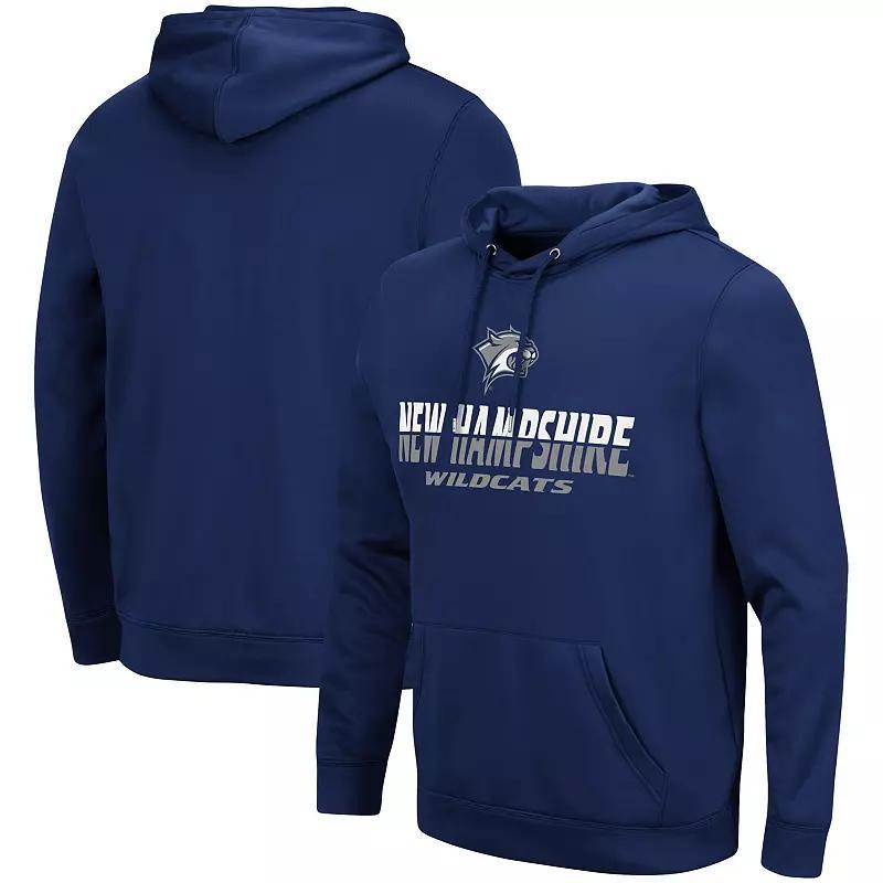 Mens Colosseum West Virginia Mountaineers Lantern Pullover Hoodie Blue Product Image