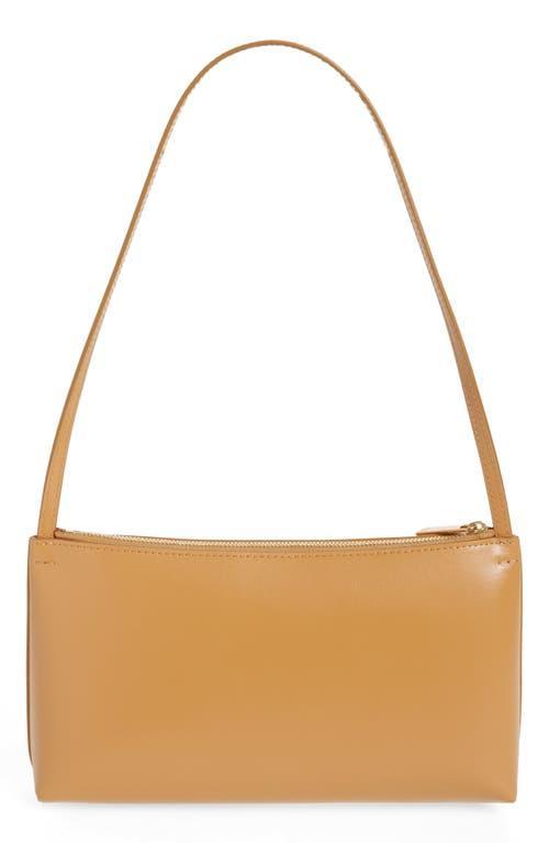 MANSUR GAVRIEL Gaia Leather Shoulder Bag In Caramel Product Image