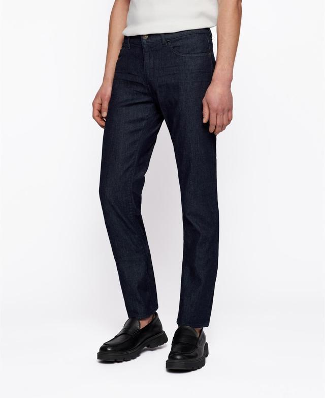 BOSS Maine3 Regular-Fit Stretch Denim Jeans Product Image