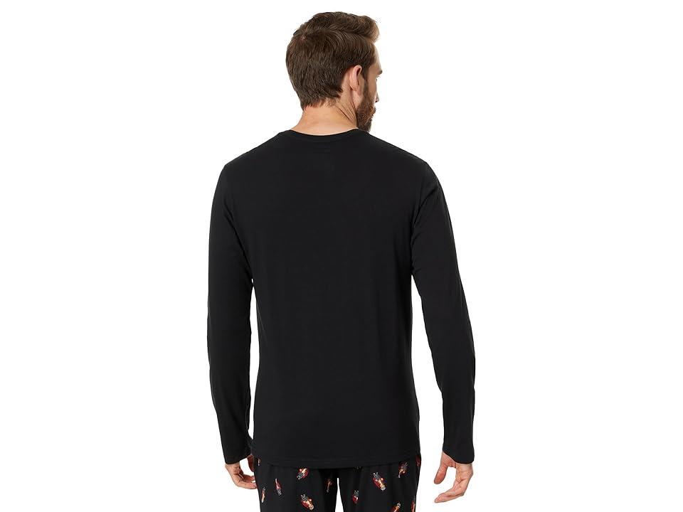 Polo Ralph Lauren Long Sleeve Pajama Top and Joggers (Multicolor) Men's Pajama Sets Product Image