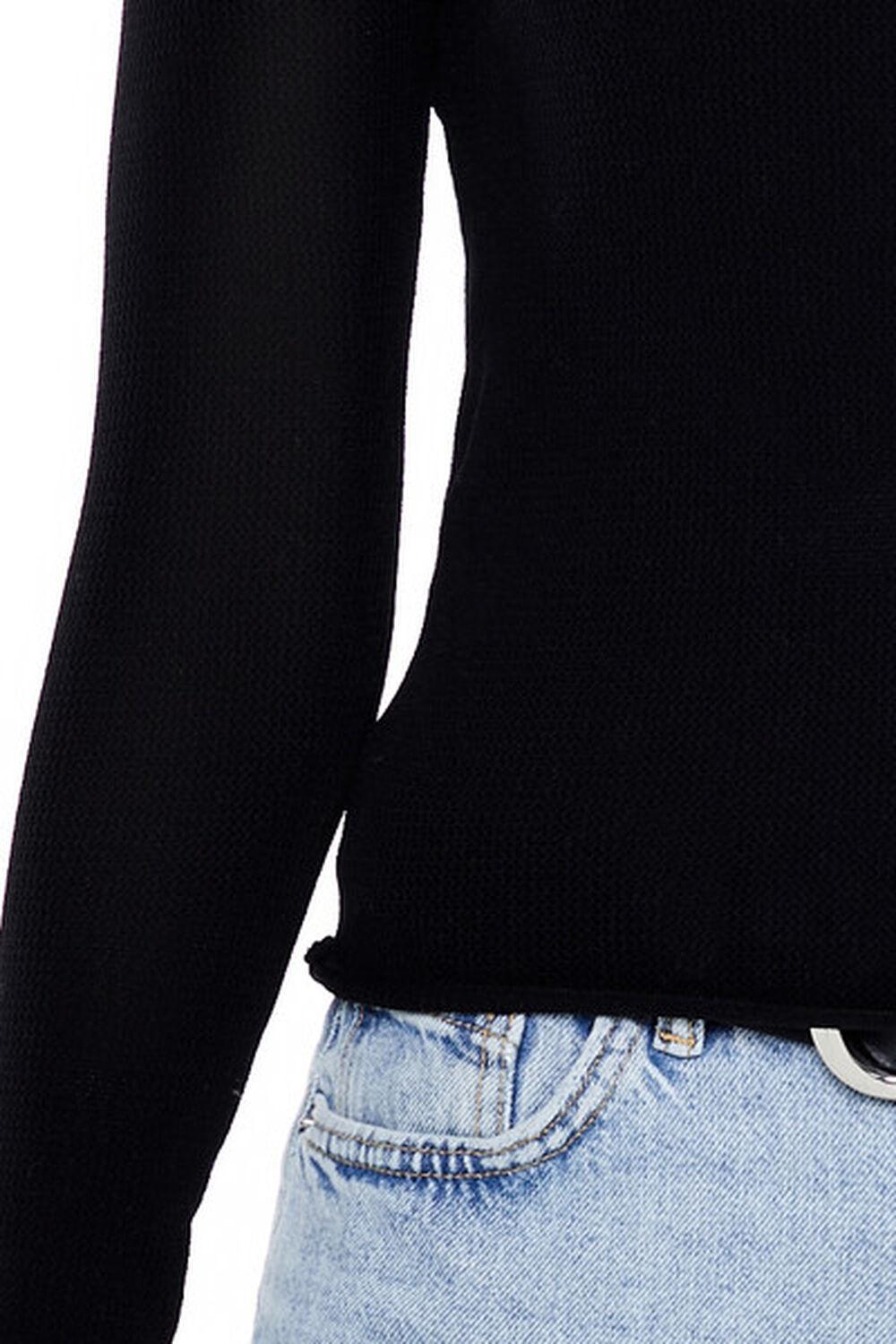 Cropped Boat-Neck Sweater | Forever 21 Product Image