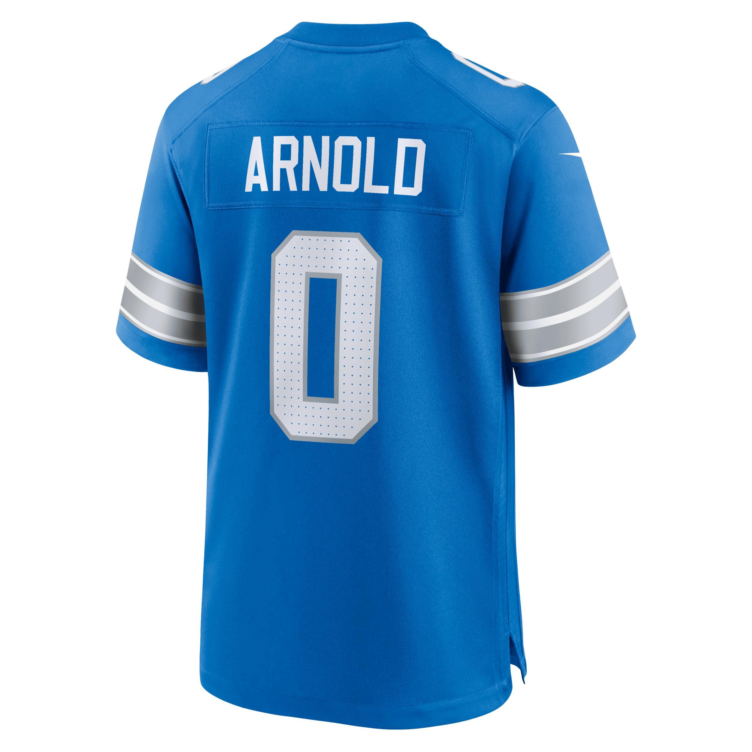 Terrion Arnold Detroit Lions Nike Men's NFL Game Football Jersey Product Image