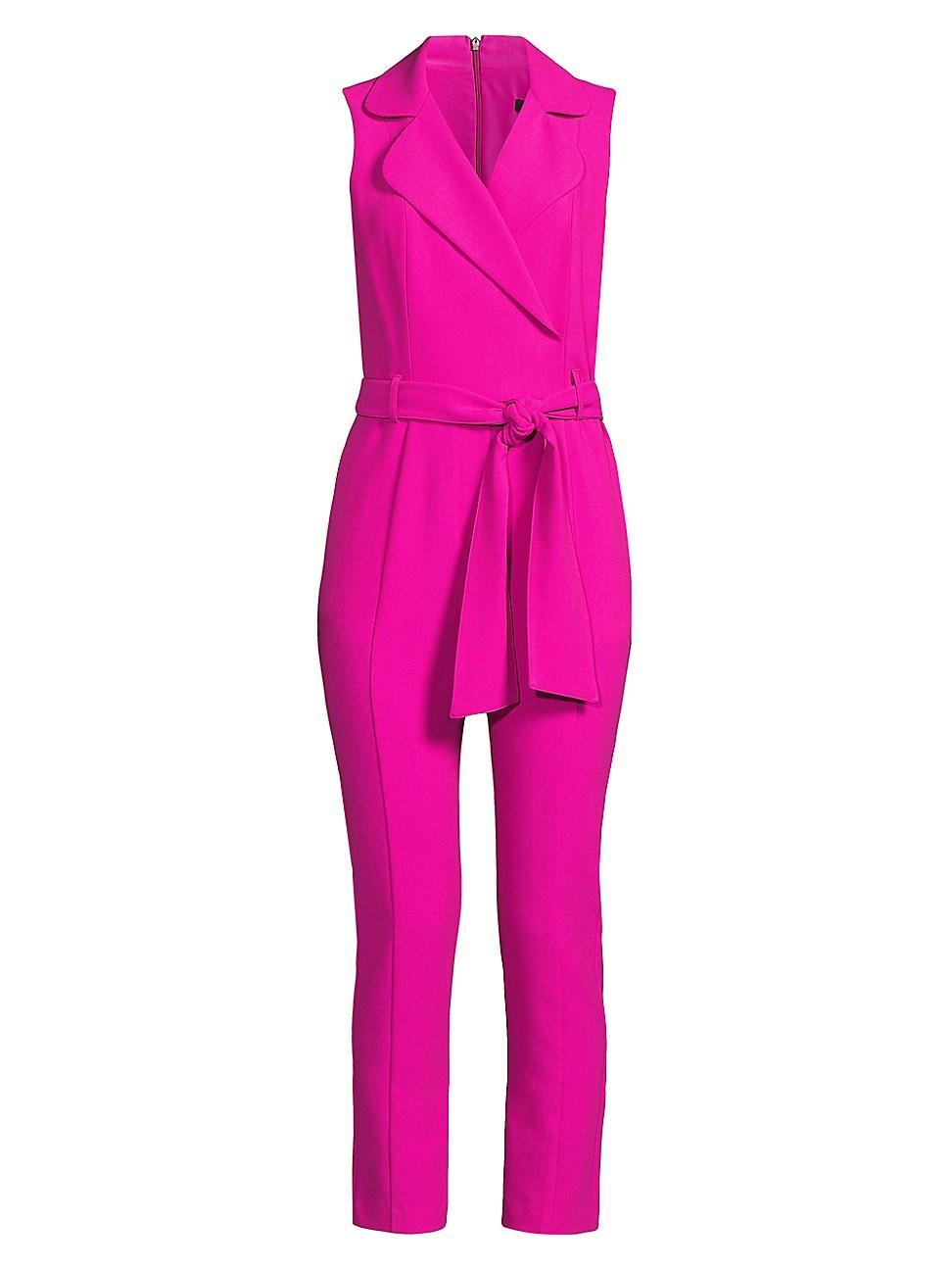 Womens Danica Belted Sleeveless Jumpsuit Product Image