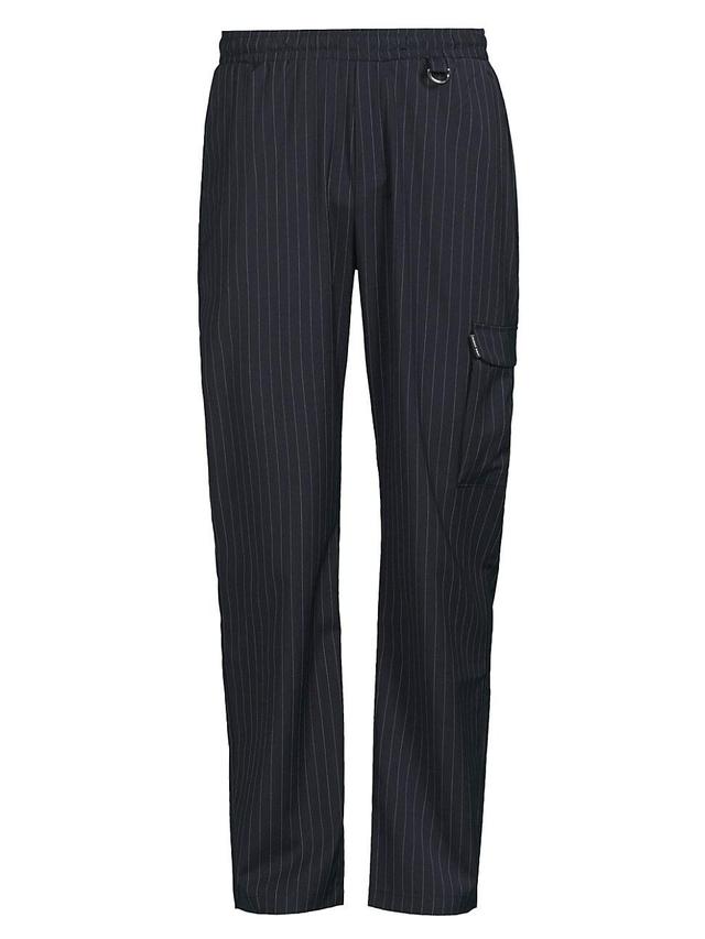 Mens New Pinstriped Cargo Pants Product Image