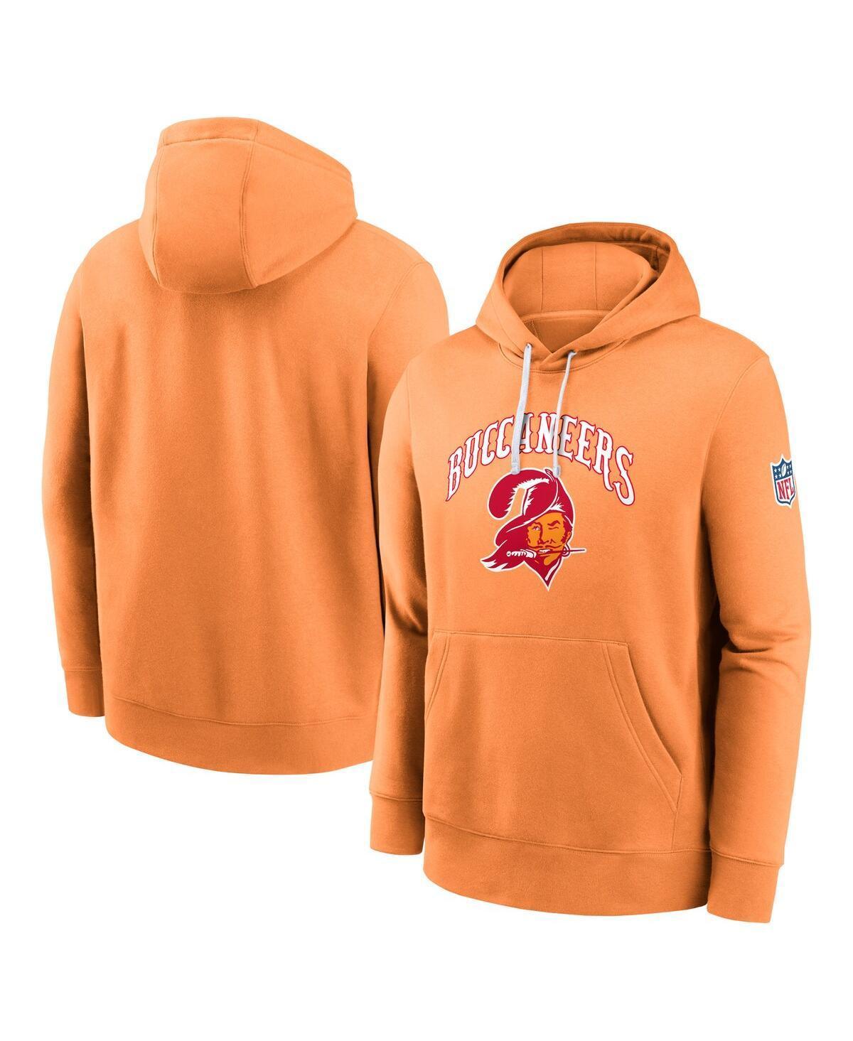 Mens Nike Orange Tampa Bay Buccaneers Throwback Club Pullover Hoodie Product Image