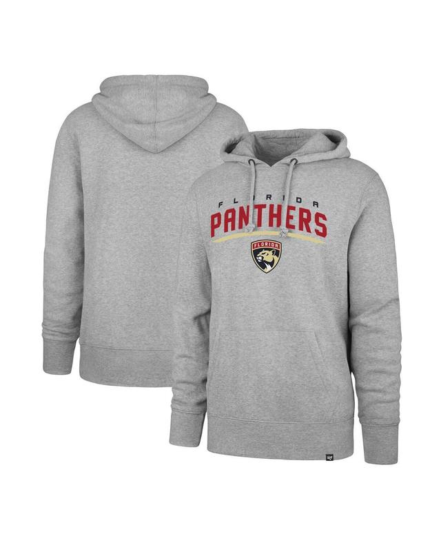 Mens 47 Heathered Gray Florida Panthers Pregame Headline Pullover Hoodie Product Image