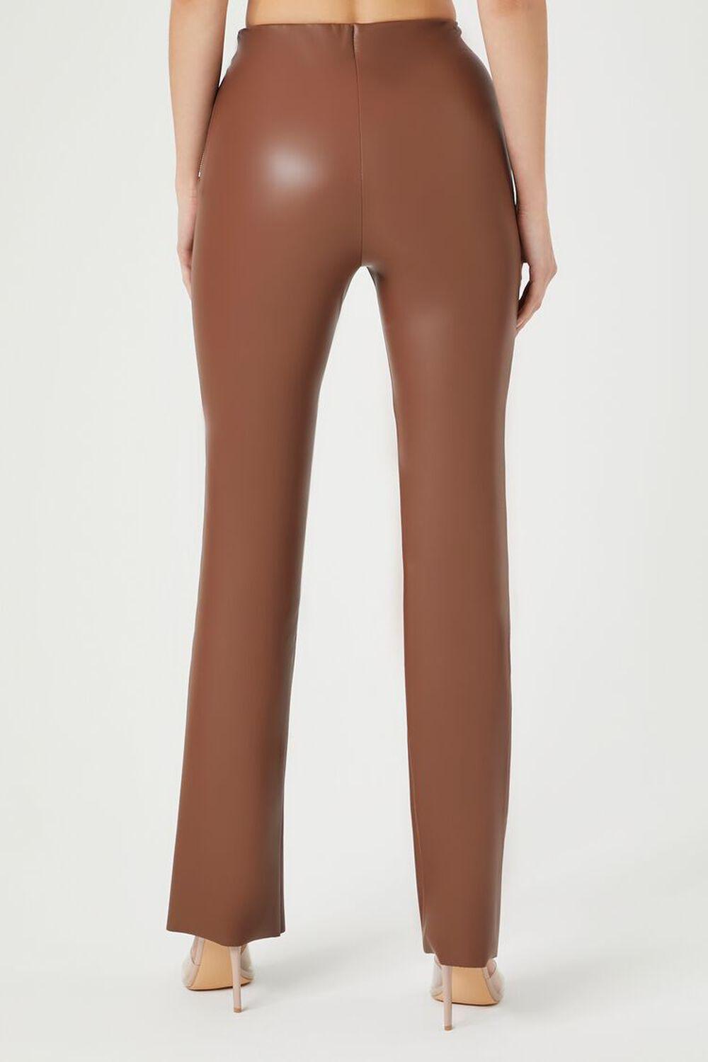 Faux Leather Flare Pants | Forever 21 Product Image