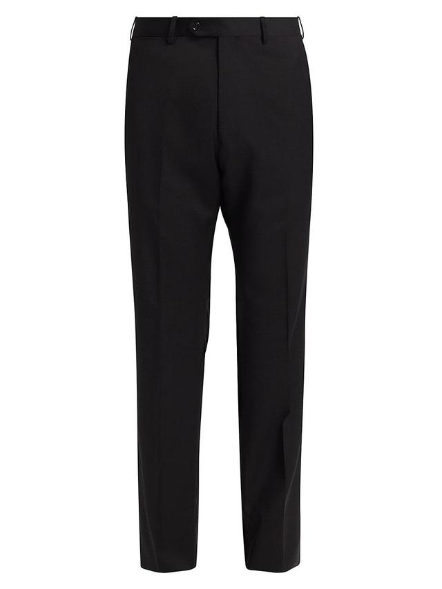 Mens Basic Wool Trousers Product Image