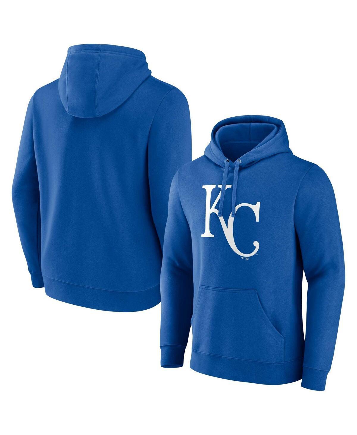 Mens Fanatics Royal Kansas City Royals Official Logo Pullover Hoodie Product Image