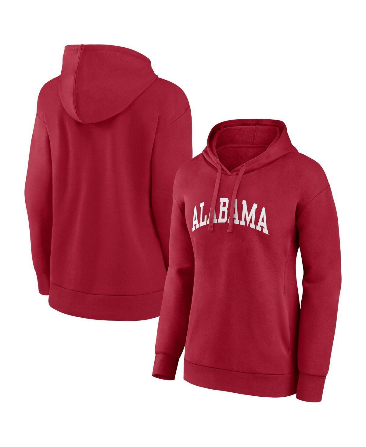 Womens Fanatics Branded Crimson Alabama Crimson Tide Basic Arch Pullover Hoodie Product Image