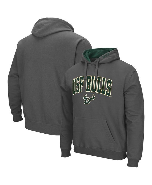 Mens Colosseum Ndsu Bison Arch and Logo Pullover Hoodie Product Image